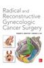 Radical and Reconstructive Gynecologic Cancer Surgery