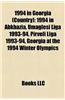 1994 in Georgia (Country): 1994 in Abkhazia, Umaglesi Liga 1993-94, Pirveli Liga 1993-94, Georgia at the 1994 Winter Olympics
