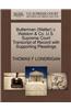 Butterman (Walter) V. Walston & Co. U.S. Supreme Court Transcript of Record with Supporting Pleadings