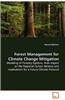 Forest Management for Climate Change Mitigation