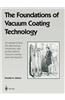 The Foundations of Vacuum Coating Technology