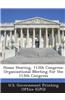 House Hearing, 113th Congress: Organizational Meeting for the 113th Congress