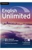 English Unlimited Advanced Coursebook with E-Portfolio and Online Workbook Pack