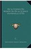 de La Science Du Monde Ou de La Science Universelle (1735)