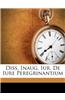 Diss. Inaug. Iur. de Iure Peregrinantium