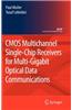 CMOS Multichannel Single-Chip Receivers for Multi-Gigabit Optical Data Communications