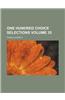 One Hundred Choice Selections Volume 35