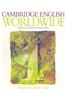 Cambridge English Worldwide Student's Book 1