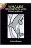 Whales Stained Glass Coloring Book