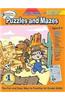 Hooked on Learning 1st Grade Puzzles and Mazes [With Poster]