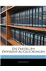 Die Partiellen Differential-Gleichungen