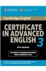 Cambridge Certificate in Advanced English 3 with Answers: Official Examination Papers from University of Cambridge ESOL Examinations