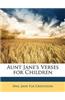 Aunt Jane's Verses for Children