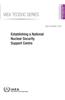 Establishing a National Nuclear Security Support Centre: IAEA Tecdoc Series No. 1734
