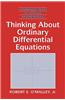 Thinking about Ordinary Differential Equations