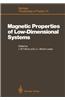 Magnetic Properties of Low-Dimensional Systems