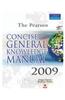 The Pearson Concise General Knowledge Manual 2009
