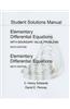 Elementary Differential Equations with Boundary Value Problems/Elementary Differential Equations: Student Solutions Manual