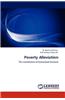 Poverty Alleviation