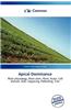 Apical Dominance
