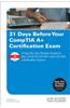 31 Days Before Your Comptia A+ Certification Exam: A Day-By-Day Review Guide for the Comptia 220-901 and 220-902 Certification Exams