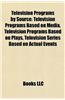 Television Programs by Source: Television Programs Based on Media, Television Programs Based on Plays, Television Series Based on Actual Events