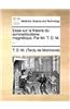 Essai Sur La Theorie Du Somnambulisme Magnetique. Par Mr. T. D. M. ...