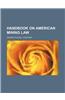 Handbook on American Mining Law