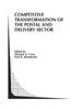 Competitive Transformation of the Postal and Delivery Sector