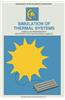 Simulation of Thermal Systems