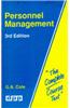 Personnel Management: Theory and Practice