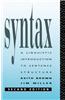 Syntax: A Linguistic Introduction to Sentence Structure