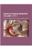 Graeco-Roman Memoirs Volume 7, PT. 1