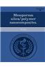 Mesoporous Silica/Polymer Nanocomposites.