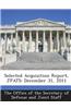 Selected Acquisition Report, Jpats: December 31, 2011