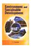 Environment And Sustainable Development