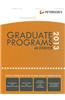 Peterson's Graduate & Professional Programs and Overview 2013