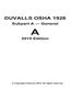 Duvalls OSHA 1926 Subpart a General 2015 Edition: Duvalls OSHA 1926 a General 2015 Edition Textbook