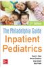 The Philadelphia Guide: Inpatient Pediatrics, 2nd Edition