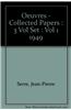 Oeuvres - Collected Papers : 3 Vol Set : Vol 1 1949