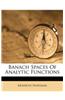 Banach Spaces of Analytic Functions