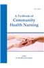 A Textbook Of Community Health Nursing