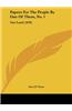 Papers for the People by One of Them, No. 1: Our Land (1878)