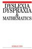 Dyslexia, Dyspraxia and Mathematics