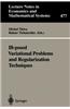 Ill-Posed Variational Problems and Regularization Techniques: Proceedings of the Workshop on Ill-Posed Variational Problems and Regulation Techniques
