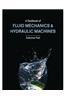 Textbook of Fluid Mechanics & Hydraulic Machines
