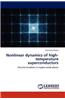 Nonlinear Dynamics of High-Temperature Superconductors