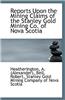 Reports Upon the Mining Claims of the Stanley Gold Mining Co. of Nova Scotia