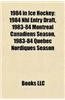 1984 in Ice Hockey: 1984-85 Quebec Nordiques Season, 1984 NHL Entry Draft, 1983-84 Quebec Nordiques Season, 1983-84 Montreal Canadiens Sea