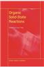 Organic Solid-State Reactions
